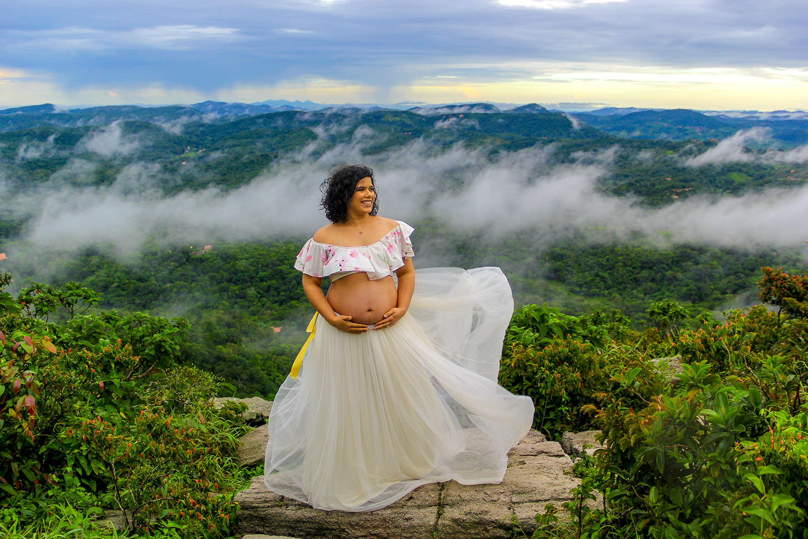 Ensaio de Gestante em Guaramiranga Pico Alto